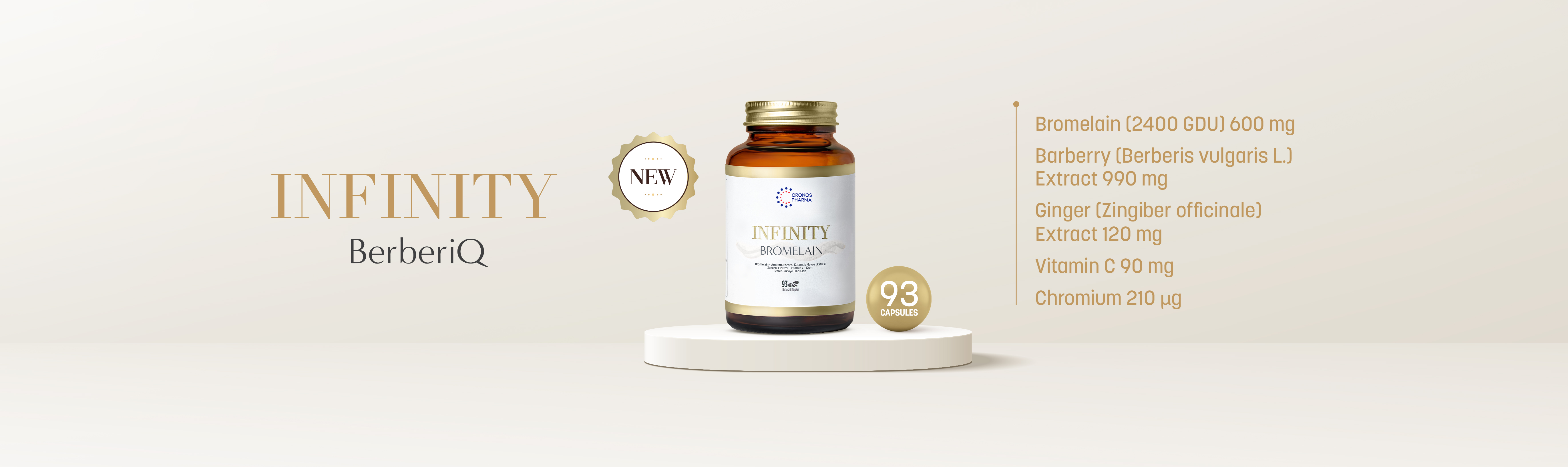 INFINITY Bromelain food supplement