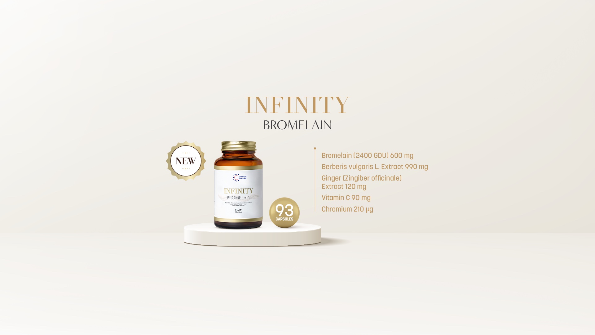 INFINITY Bromelain food supplement