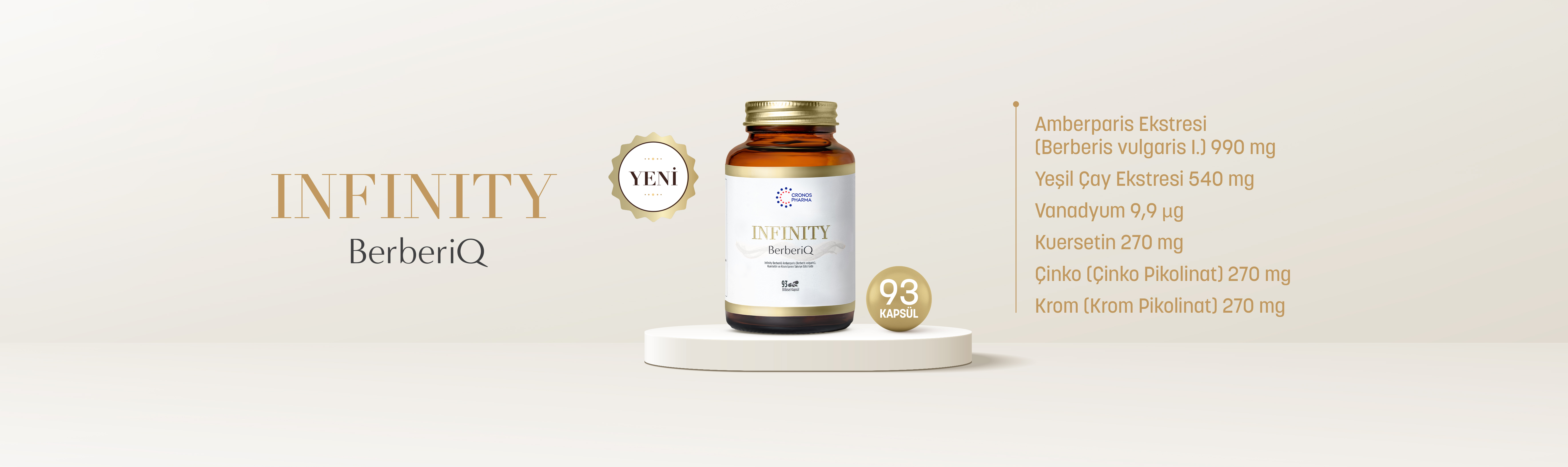 INFINITY Bromelain takviye edici gıda